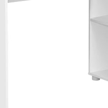 Load image into Gallery viewer, 46" White L Shape Computer Desk With Two Drawers
