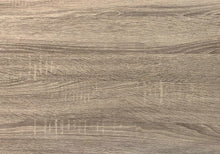 Load image into Gallery viewer, 48" Taupe and Black Writing Desk With Two Drawers
