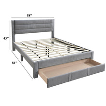 Load image into Gallery viewer, Contemporary Bed With Storage Drawer
