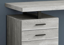 Load image into Gallery viewer, 47" Brown and Black Computer Desk With Three Drawers
