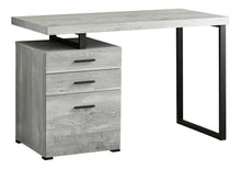 Load image into Gallery viewer, 47" Brown and Black Computer Desk With Three Drawers
