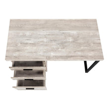 Load image into Gallery viewer, 47" Brown and Black Computer Desk With Three Drawers
