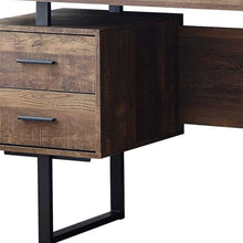 Load image into Gallery viewer, 60" Brown and Black With Three Drawers
