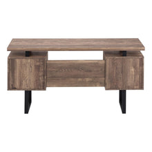 Load image into Gallery viewer, 60" Brown and Black With Three Drawers
