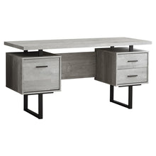 Load image into Gallery viewer, 60" Brown and Black With Three Drawers
