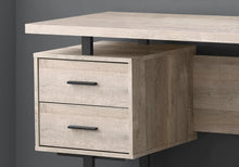Load image into Gallery viewer, 60" Brown and Black With Three Drawers
