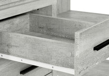 Load image into Gallery viewer, 60" Gray L Shape Computer Desk With Three Drawers
