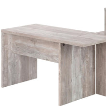 Load image into Gallery viewer, 63" Taupe L Shape Computer Desk With Eight Drawers
