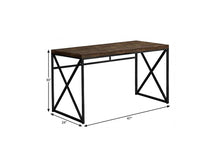 Load image into Gallery viewer, 47" Brown and Black Computer Desk
