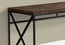 Load image into Gallery viewer, 47" Brown and Black Computer Desk
