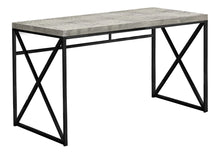 Load image into Gallery viewer, 47" Gray and Black Computer Desk
