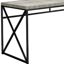 Load image into Gallery viewer, 47" Gray and Black Computer Desk
