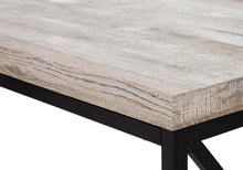 Load image into Gallery viewer, 47" Taupe and Black Computer Desk
