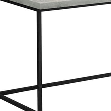 Load image into Gallery viewer, 55" Gray and Black Computer Desk With Three Drawers
