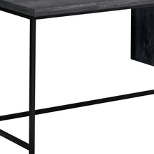 Load image into Gallery viewer, 55" Gray and Black Computer Desk With Three Drawers
