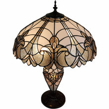Load image into Gallery viewer, 27" Metal Two Light Candlestick Table Lamp With Beige Shade - Dark Brown
