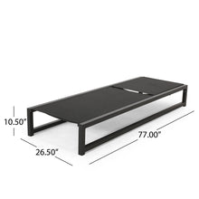 Load image into Gallery viewer, Venice - Classic Chaise Lounge With Adjustable Aluminum Frame
