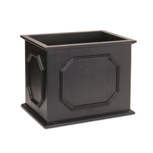 Load image into Gallery viewer, Geometric Rectangular Planter Boxes (Set of 3) - Black

