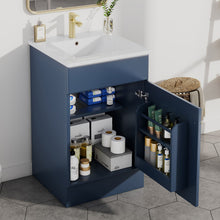 Load image into Gallery viewer, Bathroom Vanity With Sink, Cabinet With Adjustable Shelf
