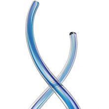 Load image into Gallery viewer, Murano Modern Abstract Tabletop Sculpture (376068) - Clear / Blue
