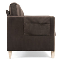 Load image into Gallery viewer, Comfortable Solid Wood Three-Seater Sofa, Soft Cushions, Durable And Long-Lasting, 79.5&quot; Sofa Couch For Living Room
