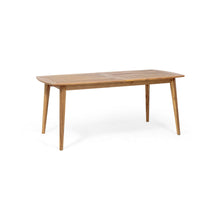 Load image into Gallery viewer, Placidity - Outdoor Expandable Dining Table With Slatted Tabletop And Tapered Legs

