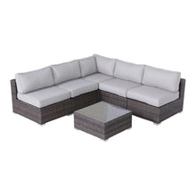 Load image into Gallery viewer, Seating Set With Cushions Handcrafted Wicker Design
