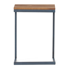 Load image into Gallery viewer, Wood Iron End Table (727053) - Walnut / Black
