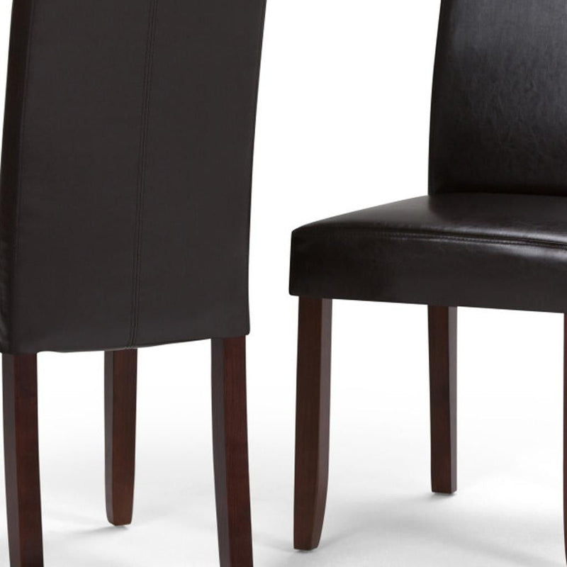 Dining Parsons Chair (Set of 2) - Brown