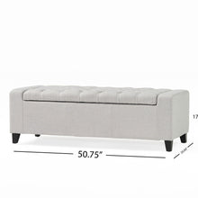 Load image into Gallery viewer, Guernsey - Ottoman Storage With Tufted Top
