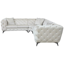 Load image into Gallery viewer, Atronia - Sectional Sofa With 4 Pillows - Beige Fabric
