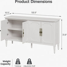 Load image into Gallery viewer, Vintage Buffet Cabinet With Adjustable Shelves
