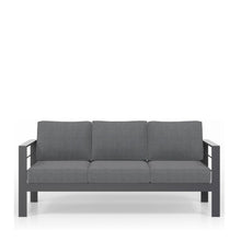 Load image into Gallery viewer, All-Weather Patio Sofa With Cushions, 3 Seat Outdoor Couch
