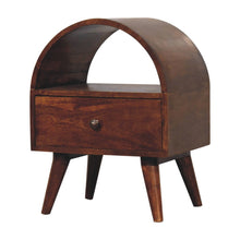 Load image into Gallery viewer, Dome Bedside Table - Brown
