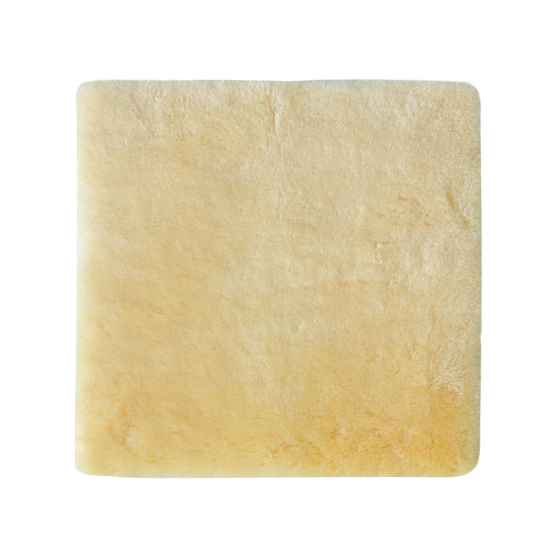 17" Square Medical Grade Sheepskin Chair Pad - Yellow