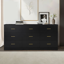 Load image into Gallery viewer, Modern Drawer Dresser For Bedroom, Ample Storage Wide Chest Of Drawers
