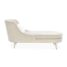 Load image into Gallery viewer, La Marisia - Chenille Chaise - Tranquil / Light Champagne
