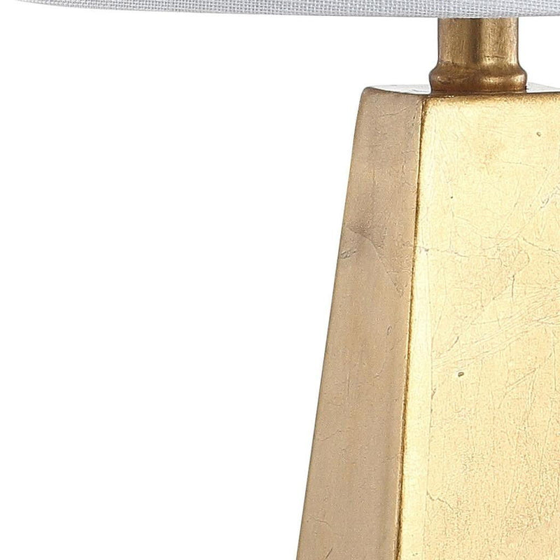 21" Novelty Table Lamp LED With Globe Shade - Gold