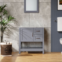 Load image into Gallery viewer, Bathroom Vanity With Mirror And Top Only - Gray

