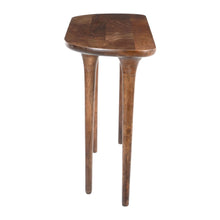 Load image into Gallery viewer, Solid Wood Half Circle Console Table - Brown
