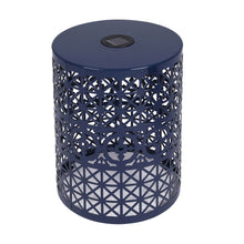 Load image into Gallery viewer, Modern Iron Solar Side Table With Built - In Light
