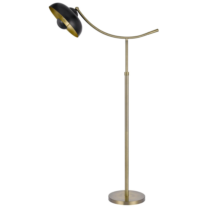 Adjustable Arc Floor Lamp With Bronze Dome Shade - Bronze