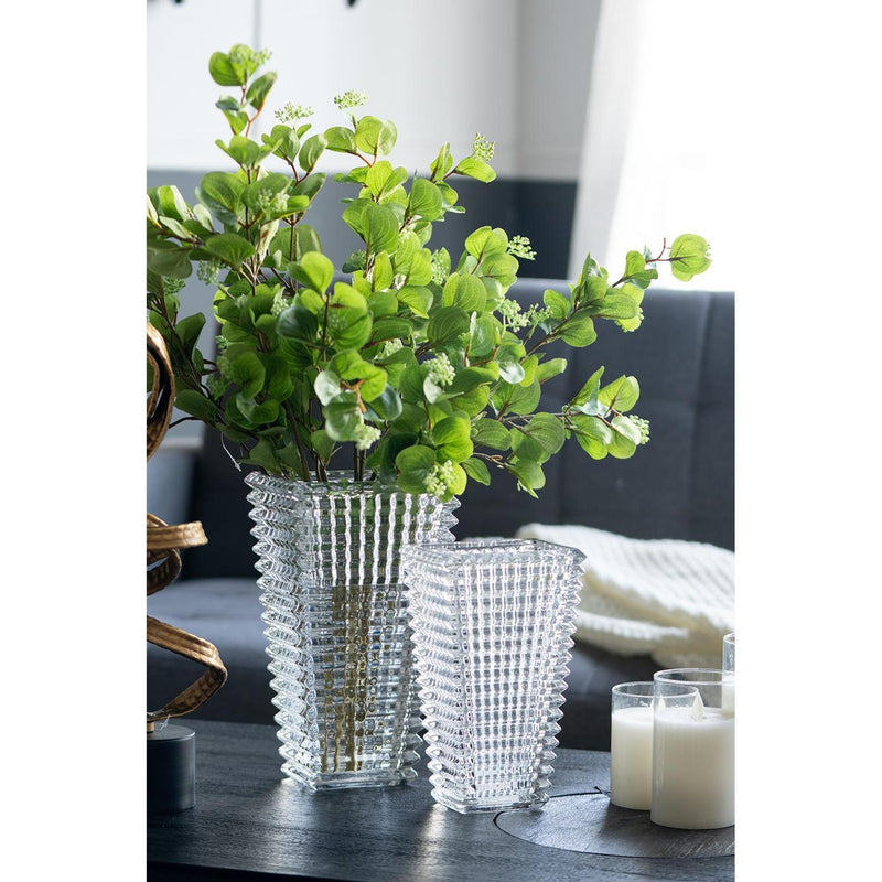 Geometric Table Vase - Clear