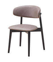 Load image into Gallery viewer, Upholstered Fabric Open Back Dining Side Chairs (Set of 2) - Gray
