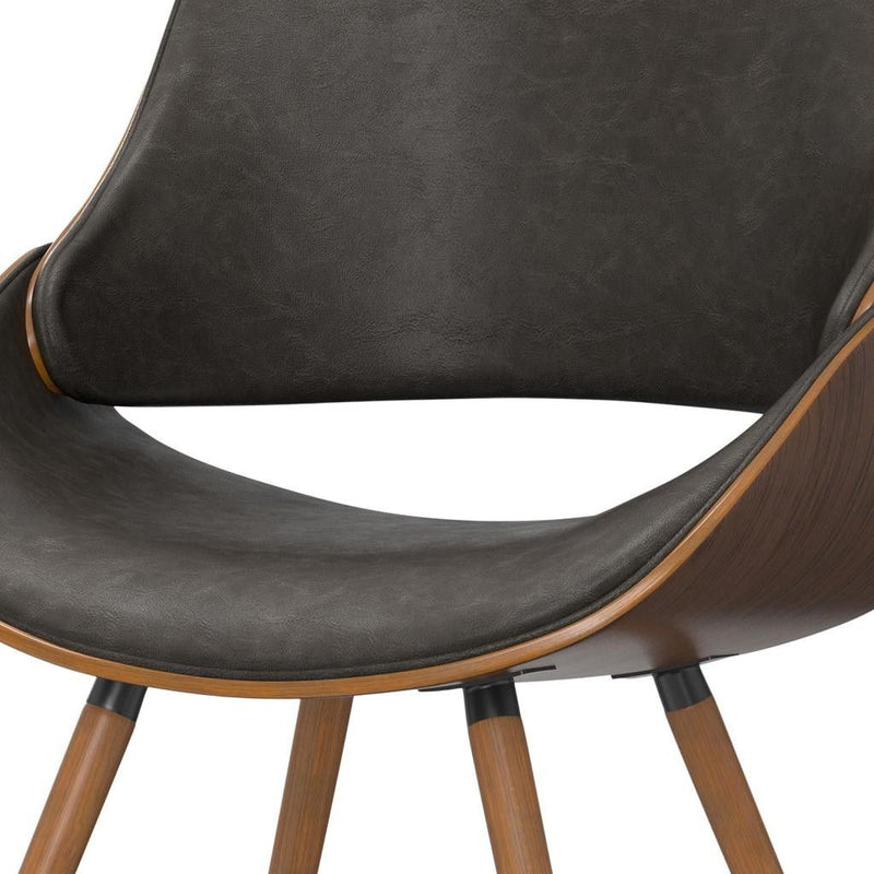 Wood Dining Parsons Chair - Brown / Walnut