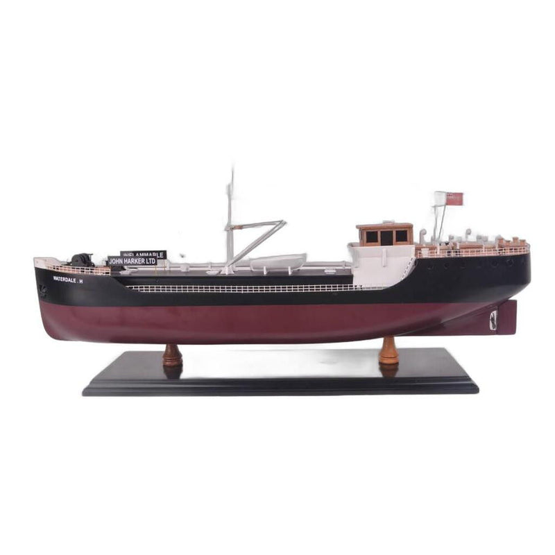 Hand Painted Model Boat (624235) - Black / Dark Brown