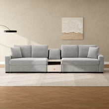 Load image into Gallery viewer, Modular Sofa Couch With Storage Armrest And Center Console
