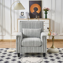 Load image into Gallery viewer, Accent Chair With Arms, Comfy Armchair For Living Room - Gray
