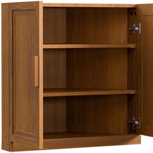 Load image into Gallery viewer, 31" Corner Corner Accent Cabinet With Two Doors - Brown

