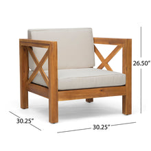 Load image into Gallery viewer, Brava - Mid - Century Modern Club Chair With Water Resistant Cushions
